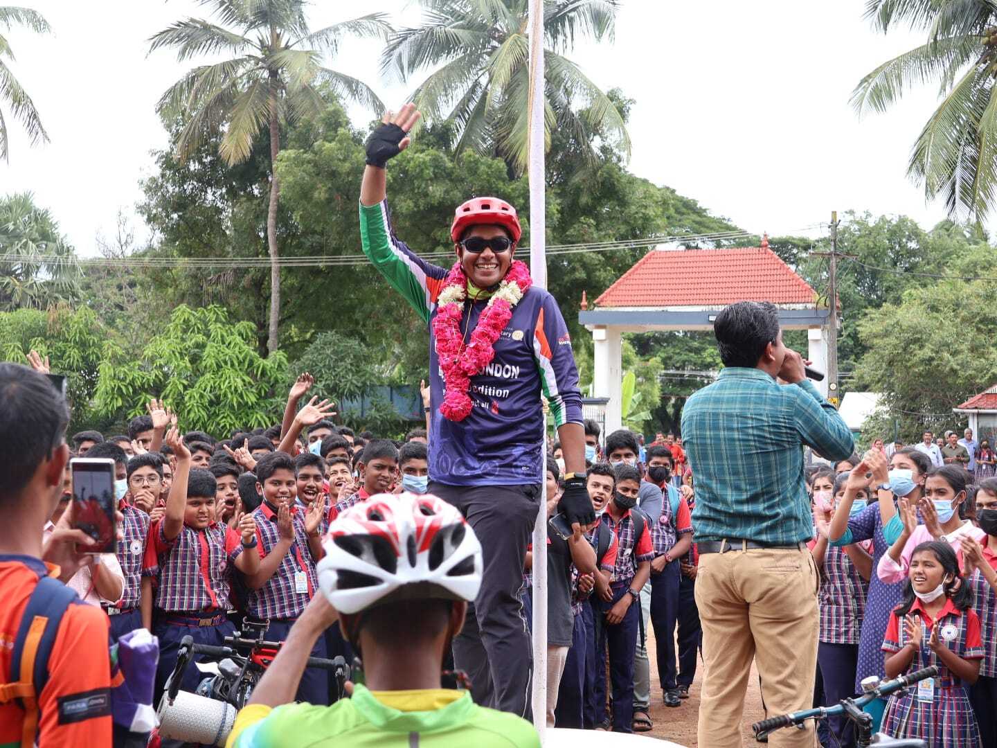 Honoured Solitary Cycle Rider Mr. Faiz Ashraf